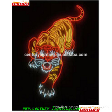 tiger neon sign